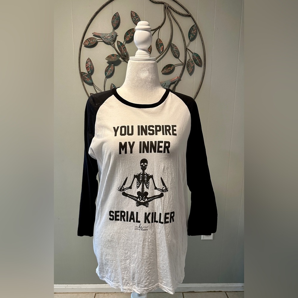 Funny Skeleton Baseball Tee